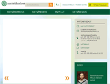 Tablet Screenshot of metsakeskus.fi